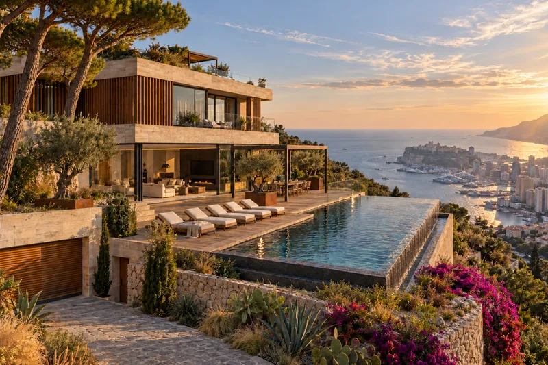 La villa sul mare, vista esterna